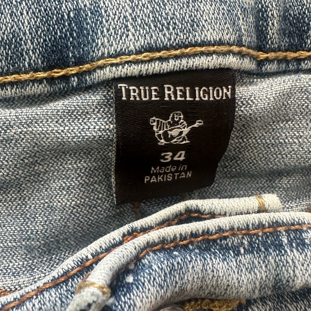 True Religion Geno Straight Denim Jeans size 34 - Picture 7 of 11
